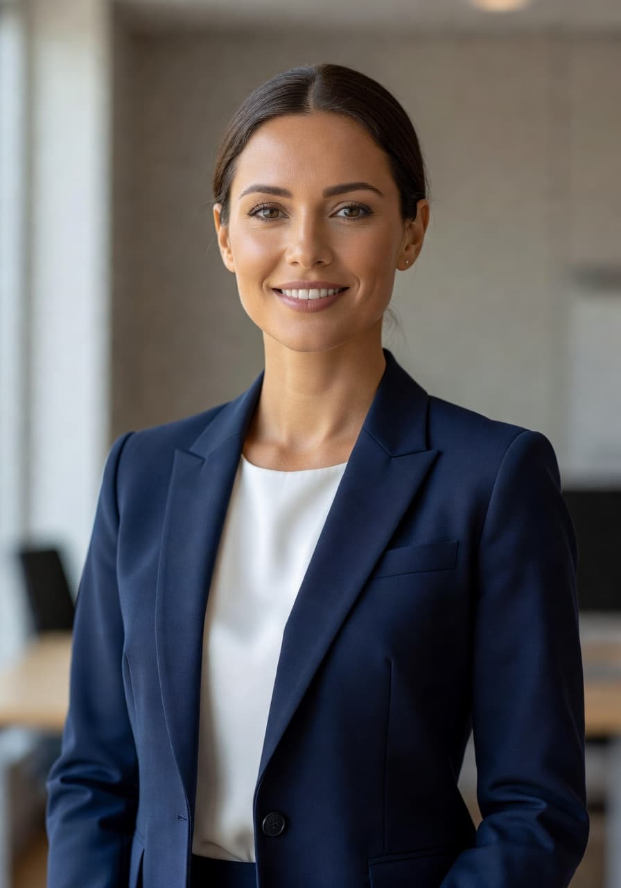 LinkedIn AI headshot result inside the SelfAI Web App